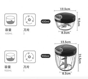Hotsales Meat Mincer <b>Vegetable</b> Garlic <b>Slicers</b> Grinder Fruit Press Smasher <b>Machine</b> Onion Masher Red Pepper Chopper Crusher - Product Image 4
