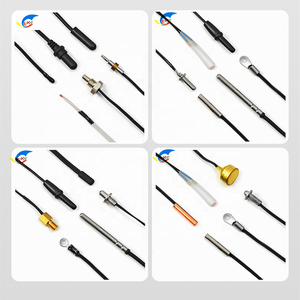 Sensor de temperatura TPE plástico sobremoldeado <span class=keywords><strong>NTC</strong></span> 10K 3435 termistor impermeable de 1 metro para refrigerador y aire acondicionado - Product Image 6