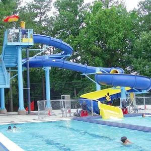 儿童水上乐园趣味水上设备游乐场游泳池配件儿童螺旋滑梯