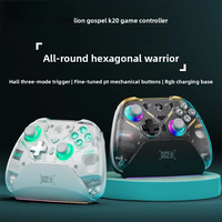 Commutateur de contrôleur de jeu PC magnétique à double hall K20 2 joystick et contrôleur à gâchette linéaire à trois étages