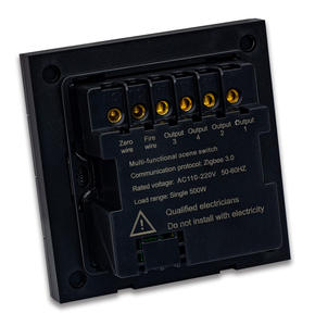 TIANLAI F3-Pro Zigbee kablosuz Luxucry uzaktan kumanda akıllı ev işık dokunmatik Screent anahtarı - Product Image 6