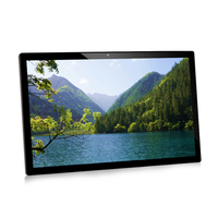 Tablet PC Android 14.0 All-in-One 27 Inci Layar Sentuh Kapasitif Plastik Rockchip 4GB RAM VESA Wall Mount WiFi RJ45 Industrial