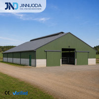 Entrepôt en structure métallique préfabriquée, personnalisable, à faible entretien, certifié CE, pour usage industriel