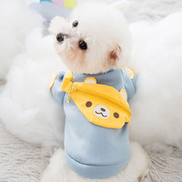 Fournitures pour animaux de compagnie, pull mignon pour chiot, automne et hiver, sac à dos de dessin animé de petite et moyenne taille, vêtements pour animaux de compagnie