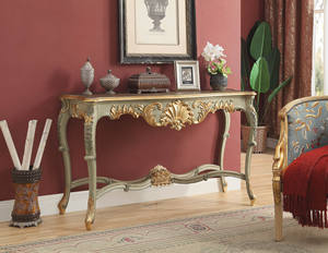 Goodwin Classique Amérique Style En <span class=keywords><strong>Bois</strong></span> Massif <span class=keywords><strong>Maison</strong></span> <span class=keywords><strong>Console</strong></span> Table et Miroir Salon Suite Salon Table GGC46-49 - Product Image 3