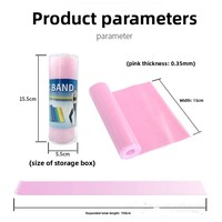Bandes de résistance plates JOYFIT pour yoga et étirements, personnalisables avec logo, élastiques, type Thera Band