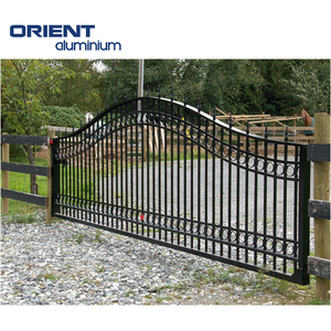 Meilleur choix 6063 alliage porte coulissante automatique en métal porte Design moderne de haute qualité <span class=keywords><strong>avec</strong></span> <span class=keywords><strong>motif</strong></span> d'ouverture Morden - Product Image 3