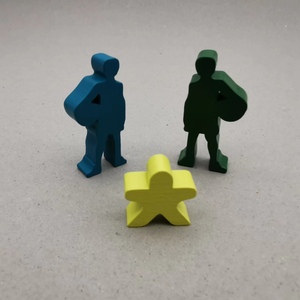 Bán Sỉ Nhà Gỗ Nhỏ Bằng Gỗ Meeple Và Bảng Thuyền Phụ Kiện Trò Chơi - Product Image 6