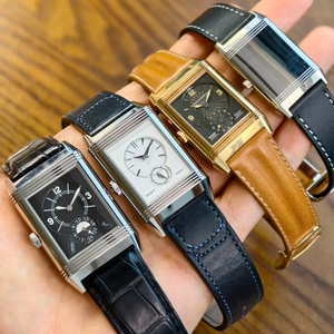 Luxury Reversible Double-Sided Dual Time Mechanical Sport <b>Watch</b> 45-Hour Power Reserve <b>Rubber</b> Strap Hidden Clasp - Product Image 2