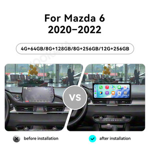 วิทยุติดรถยนต์ MOOKAKA หน้าจอ 15.8 นิ้ว สำหรับรถยนต์ <span class=keywords><strong>Mazda</strong></span> 6 ปี 2020-2022 รองรับ Wireless CarPlay หน้าจอสัมผัส เครื่องเล่นวิดีโอ ระบบ Android 14 พร้อมระบบนำทาง GPS - Product Image 2