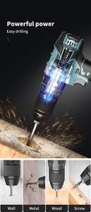 מכונת קידוח ניידת SHALL 1500w 50mm מכונת קידוח ידנית מקדחה חשמלית - Product Image 6