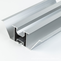Caniveau de drainage principal en aluminium anodisé de type W pour panneaux solaires photovoltaïques, accessoires de support photovoltaïque personnalisables YUJI