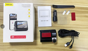 4K Video Vòng ghi âm xe ghi âm GPS Wifi ống kính kép xe Dash Máy ảnh màn hình cảm ứng hộp đen Độ phân giải cao 1080P Xe <span class=keywords><strong>DVR</strong></span> - Product Image 6