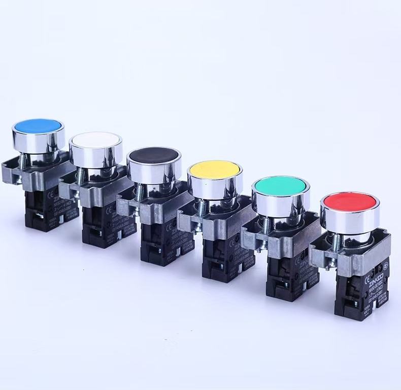 XB2 Waterproof Metal Push Button Switch 22mm On/Off STOP/START Push-Button Switch IP65 Level 10A Max. Direct Manufacturer