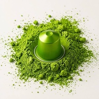 Capsules de Matcha Cérémoniel en Gros Compatibles Nespresso Normes US et EU Qualité Supérieure Poudre Personnalisée Fabricant Fournisseur Marque Privée