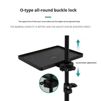 Support de diffusion en direct pour téléphone, plateau pour carte son, matériau ABS, anti-vibration, trépied multifonctionnel, support de rangement pour utilisation en intérieur/extérieur