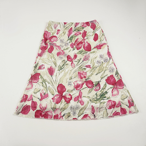 Summer Vacation Colorful Tulip Print Low Waist Slim Fit Midi Skirt Versatile Elegant Casual Long Skirt - Product Image 6