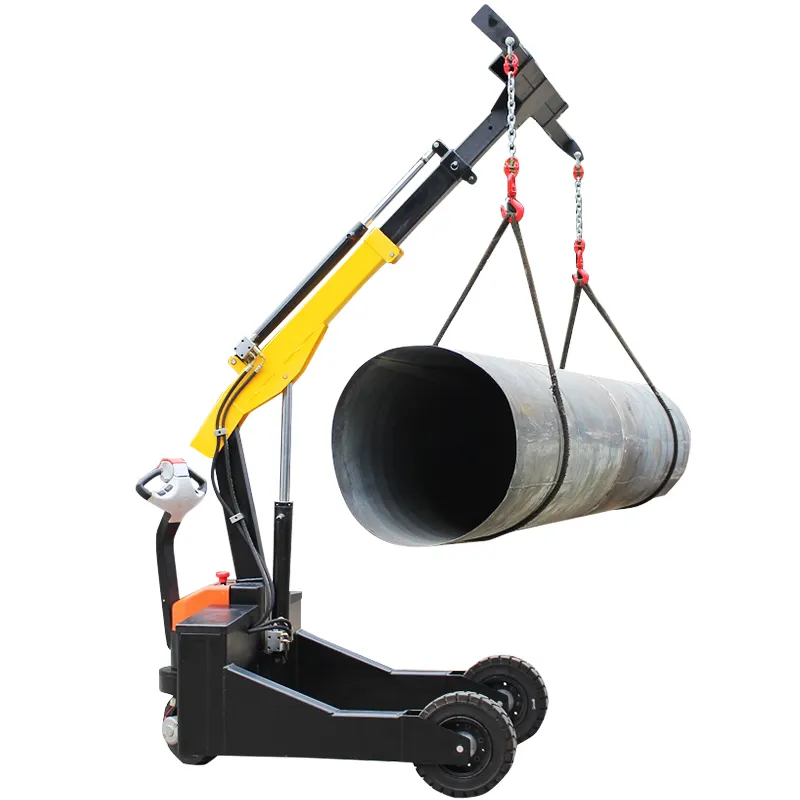 CE Certificate Small Mobile Floor Slewing Crane 700KG 900KG 1200KG For Shop Warehouse Handling