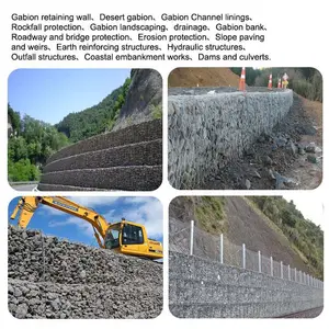 Professional Hot Dipped Galvanized Welded Wire Mesh Gabion Box/Gabion Mesh/Gabion Basket Mesh