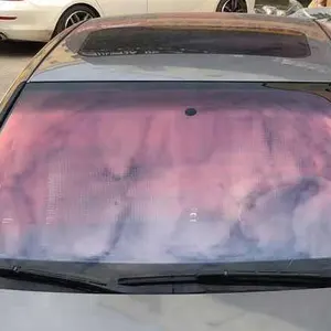 Chameleon Tint Da Janela Dentro Auto Pára-brisas Proteção Solar Film Purple Windshield Chameleon Film Para Carro