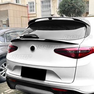 Pour Alfa Romeo Stelvio 2017+ Kit Carrosserie Aileron de Coffre Arrière Aile Arrière Spoiler Arrière Accessoires Auto - Product Image 5