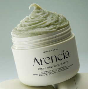 Crème nettoyante aux herbes Arencia Green 120g, nourrissante, hydratante, nettoyant moussant pour les pores en profondeur, pour peaux normales, soin du visage quotidien à domicile - Product Image 3