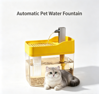 Fontaine à eau intelligente pour animaux de compagnie, distributeur automatique d'eau pour chiens et chats, purificateur d'eau douce 1,5 L, bouteille d'eau pour chatons en PP solide, écologique
