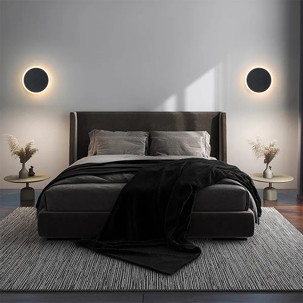 Nordic Minimalistisch 3W Led Touch Schakeloplaadbare Wandlamp Gangtrap Woonkamer Bed Batterij Lamp