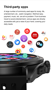 Thưởng thức đồng hồ thông minh thể thao đẹp ứng dụng của bên thứ ba chế độ đa thể thao siêu nhanh sạc đồng hồ thông minh giá rẻ - Product Image 6