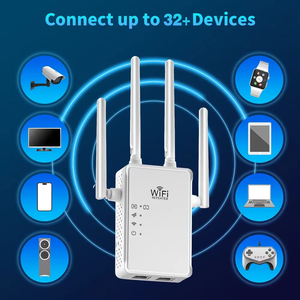 Bộ mở rộng phạm vi Wifi băng tần kép 2.4 GHz <span class=keywords><strong>5G</strong></span> với cổng Ethernet, bộ tăng cường Wifi 1.2 Gbps và bộ khuếch đại tín hiệu cho Internet không dây - Product Image 4