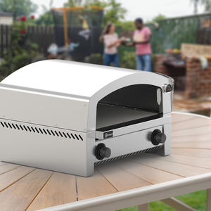 Boerna <span class=keywords><strong>Pizza</strong></span> BBQ Carbón al aire libre Acero inoxidable <span class=keywords><strong>Pizza</strong></span> Horno kamado barbacoa parrilla para fiesta familiar para uso en el jardín