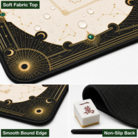 Tapis de jeu de mahjong et poker en mélamine rembourré, de luxe, moderne, OEM, transfrontalier, pour 4 joueurs, résistant aux taches, antidérapant, personnalisable