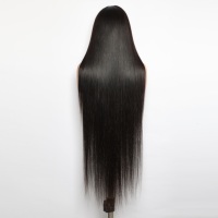Perruque dentelle frontale en cheveux humains 40 pouces 180% de densité à prix d'usine perruque dentelle frontale HD en cheveux humains de couleur naturelle pour femmes