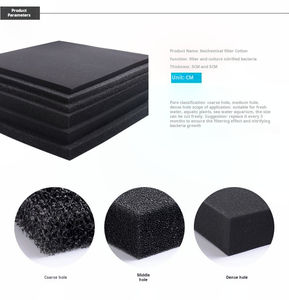 <span class=keywords><strong>Filtre</strong></span> biochimique noir carré moderne <span class=keywords><strong>pour</strong></span> étang à poissons d'aquarium éponge haute densité sur plastique <span class=keywords><strong>pour</strong></span> aquarium - Product Image 1