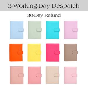 Hongbo แหวน30MM-Gold 12สี A6หนังกรวดสำหรับวางแผนวาระเครื่องผูกแบบมีลายนูน/โลโก้ทอง - Product Image 2