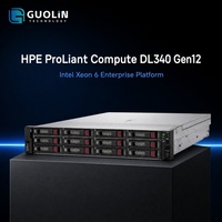 Serveur HPE ProLiant Compute DL340 Gen12 2U à socket unique avec processeur Intel Xeon 6745P et stockage évolutif