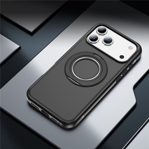 เคสโทรศัพท์คุณภาพสูงสำหรับ <span class=keywords><strong>iPhone</strong></span> 16 17 Pro 360 °   ขาตั้งแบบหมุนได้ ฝาครอบวงแหวนแม่เหล็ก ฝาครอบป้องกันกันกระแทก - Product Image 1