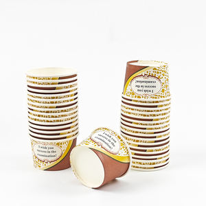 Gobelets en papier jetables à café chaud imprimés sur mesure 8oz 12oz 16oz 500ml tasses <span class=keywords><strong>Togo</strong></span> pour les fêtes pour couvercle en plastique personnalisé - Product Image 6