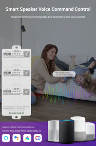 Sp53ae rgbcct fw1906 ws2805 iốt dẫn Điều khiển Wifi App Alexa Google nhà 5050 fcob BT <span class=keywords><strong>SPI</strong></span> địa chỉ dải ánh sáng DC 5-24V - Product Image 6