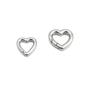 Anillo de Resorte de Acero Inoxidable, Cierre Ovalado y Redondo en Forma de Corazón, Accesorios para Bolsos de Joyería DIY - Product Image 4