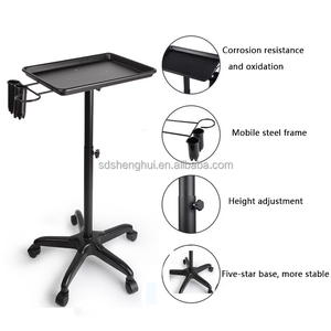 Carrito de Peluquería Metálico para Salón de Belleza, Herramientas de Spa, Bandeja de Aluminio Ajustable, Venta al Por Mayor - Product Image 5
