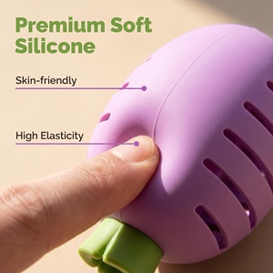Support en silicone en forme de cactus pour éponge de maquillage, élastique, ventilé, séchage rapide, étui de rangement pour éponge cosmétique - Product Image 4