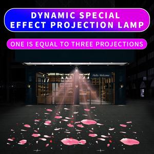 مصباح نجمي فقاعي يوفان مع قاعدة سوداء للاستخدام الداخلي والخارجي، جهاز عرض ديناميكي بتأثيرات خاصة للشعار على الجدران والحدائق والمنازل - Product Image 3