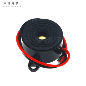 Zumbador piezoeléctrico activo SFM-20B DC3-24V de montaje en panel con cable para alarmas y sirenas - Product Image 1