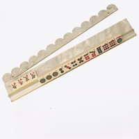 Support de Mahjong Magnétique Sculptural Art Déco, Support de Jeu Pliable Moderne en PS pour Tuiles Américaines, Décoration de Bureau Élégante
