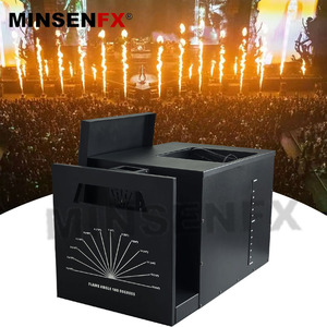 MINSENFX SF-180, Cabeza Móvil DMX, Lanzallamas, Proyector, Equipo de DJ, Efecto de <span class=keywords><strong>Fuego</strong></span> para Escenario, Máquina de Efectos Especiales con <span class=keywords><strong>Hielo</strong></span> Seco - Product Image 2