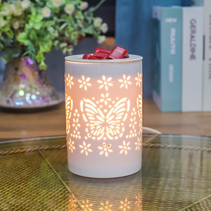 Calentador de Velas Eléctrico de Cerámica Personalizable de Fábrica 2026, Bombilla Halógena, Lámpara de Perfume Hecha a Mano Ecológica, Decoración del Hogar, Aromaterapia - Product Image 1