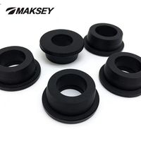 MAKSEY Joint d'étanchéité en caoutchouc silicone souple personnalisé pour le calfeutrage de trous, manchon de protection de câble, bouchon de trou creux, joint de protection en T, joint en spirale