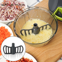 AMZ Hot Selling Handmatige Voedselhakker met 3 Roestvrijstalen Messen voor Fruit, Vlees, Groenten en Aardappelen