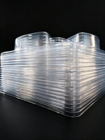 Emballage en blister PET haute transparence pour matériel de pêche, plateau intérieur en plastique anti-rayures pour hameçons et lignes, personnalisable